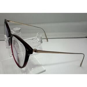 Warby Parker Cat Eye Glasses Burgundy Red Women 51mm